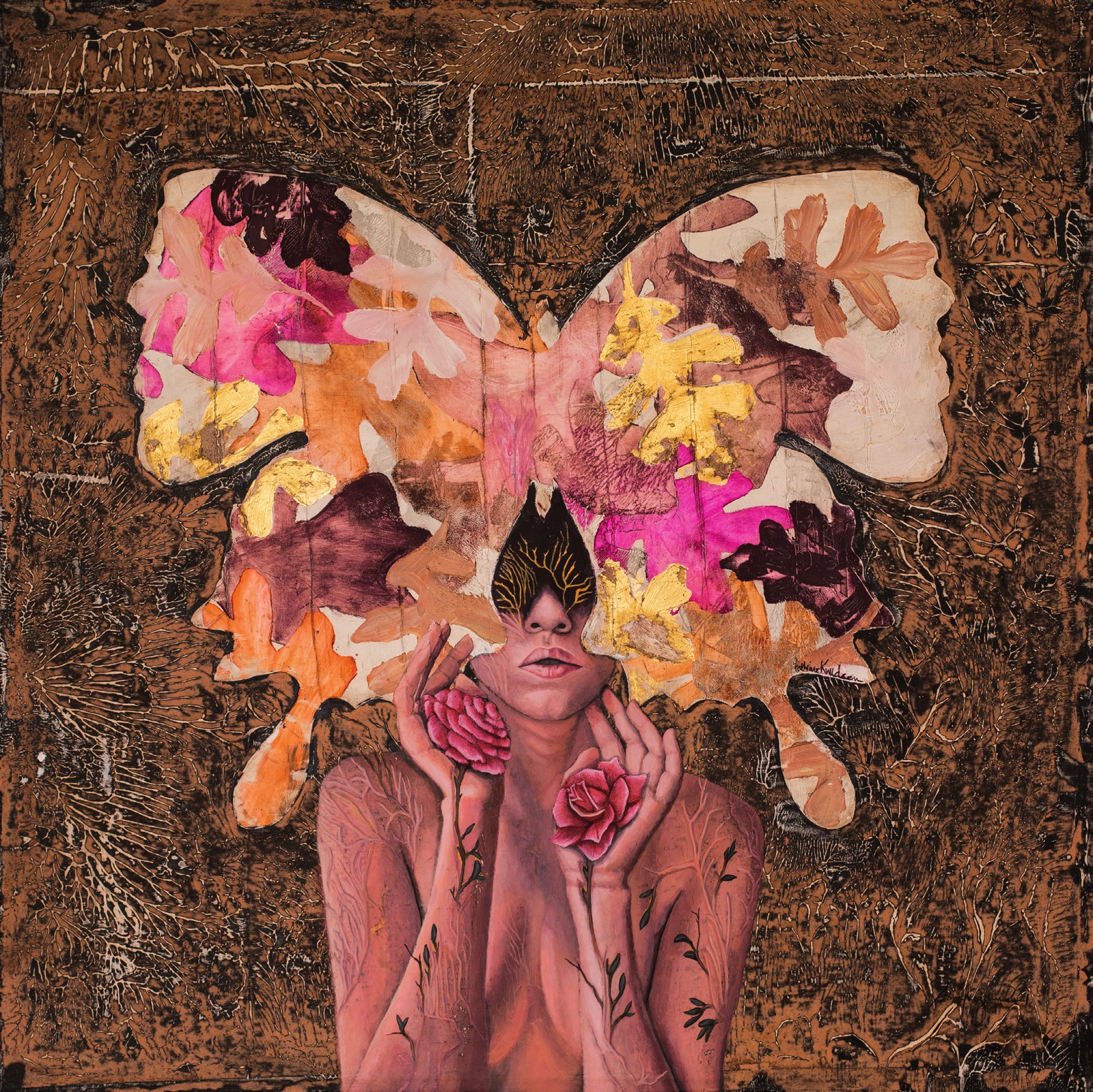 The Butterfly Woman — painted by artists in Pakistan and Norway