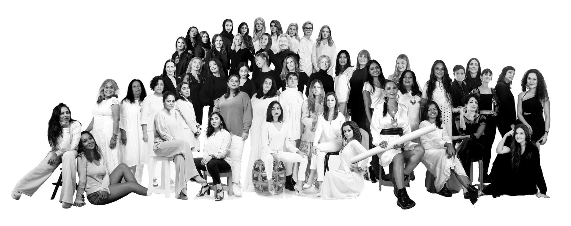 Group photograph of the ARTDOM artists
