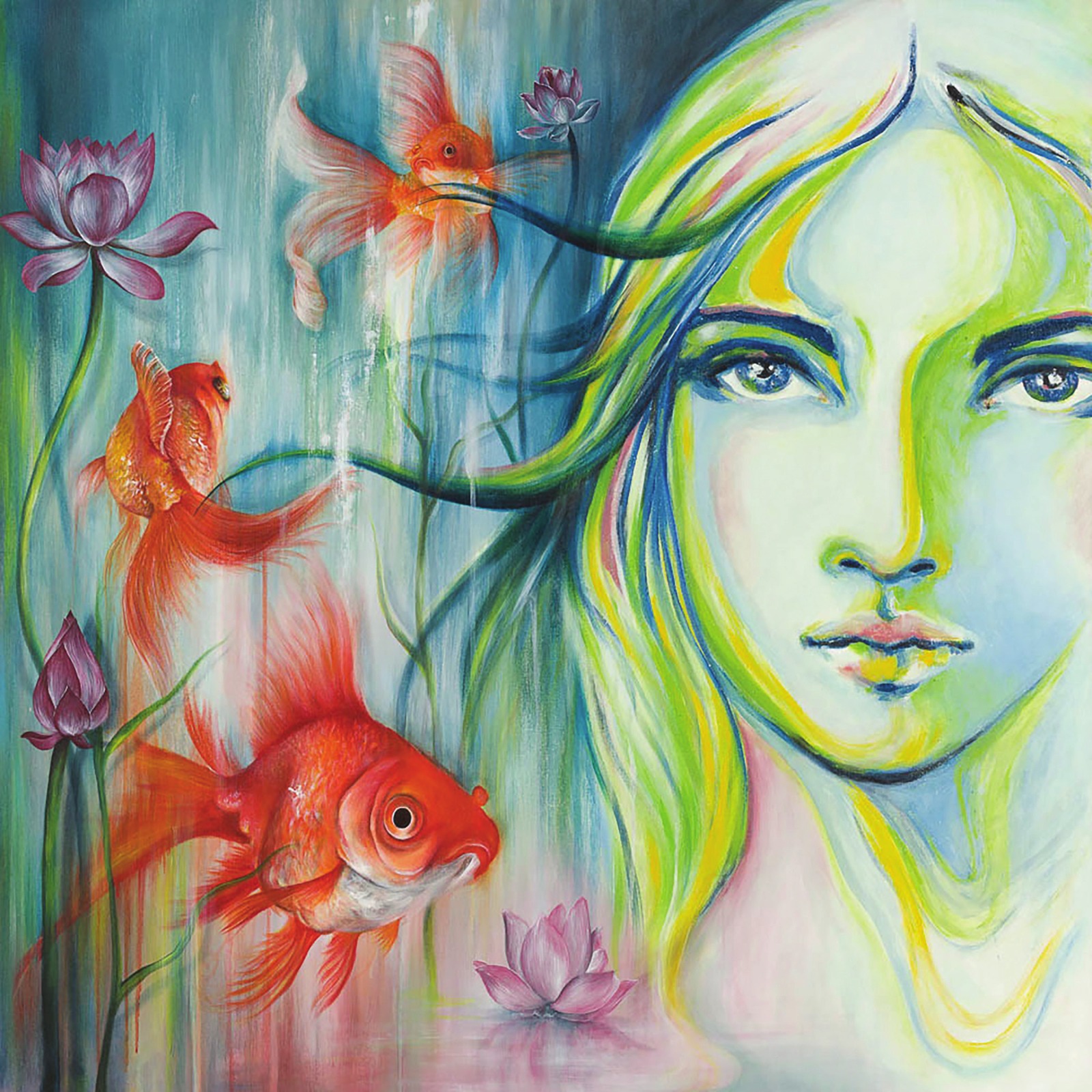 Flow — painted by artists in Pakistan and Norway
